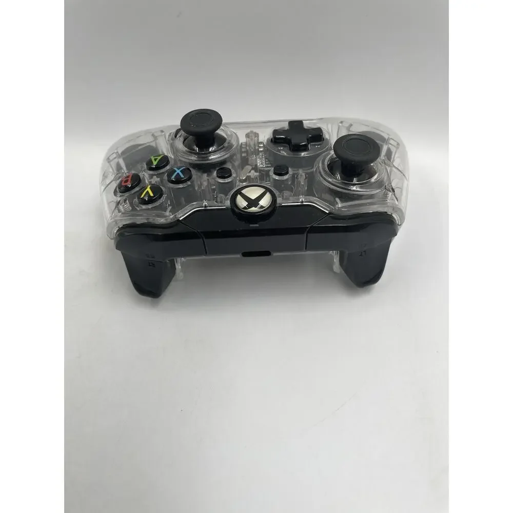 Afterglow Wired Game Controller Xbox One Clear Transparent 048-121 No cable